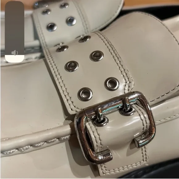 Vagabond NWOT/NWOB Cosmo 2.0 Leather Platform Loafers Sz 10 Women’s in Off White - Picture 6 of 14